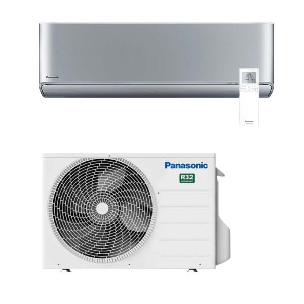 Panasonic CS-XZ50ZKEW / CU-Z50ZKE 5,0 kW - Etherea Wandgerät - Klimaanlage Set - Silber