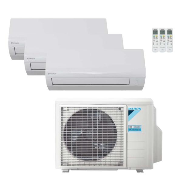 Daikin CTXF20C + CTXF25C 3MXF52A9 2 x 2,0 kW + 2,5 kW - Sensira Multi-Split - Klimaanlage Set